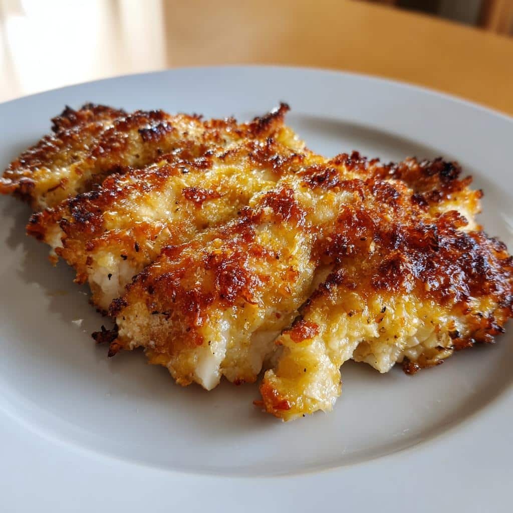 garlic parmesan chicken bake - detail 1