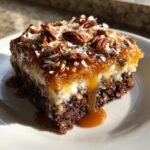 german chocolate poke cake