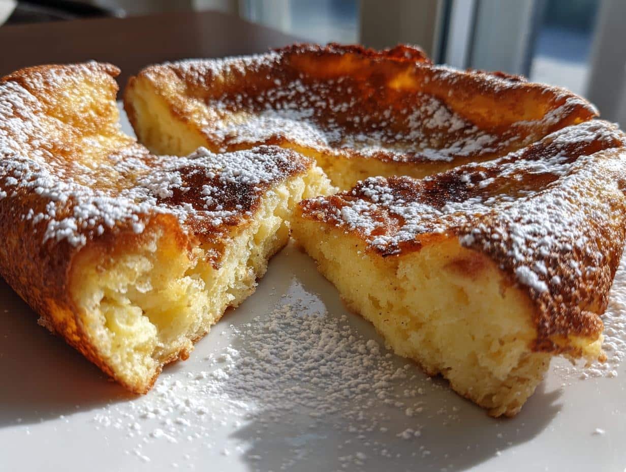 german pancake - detail 1