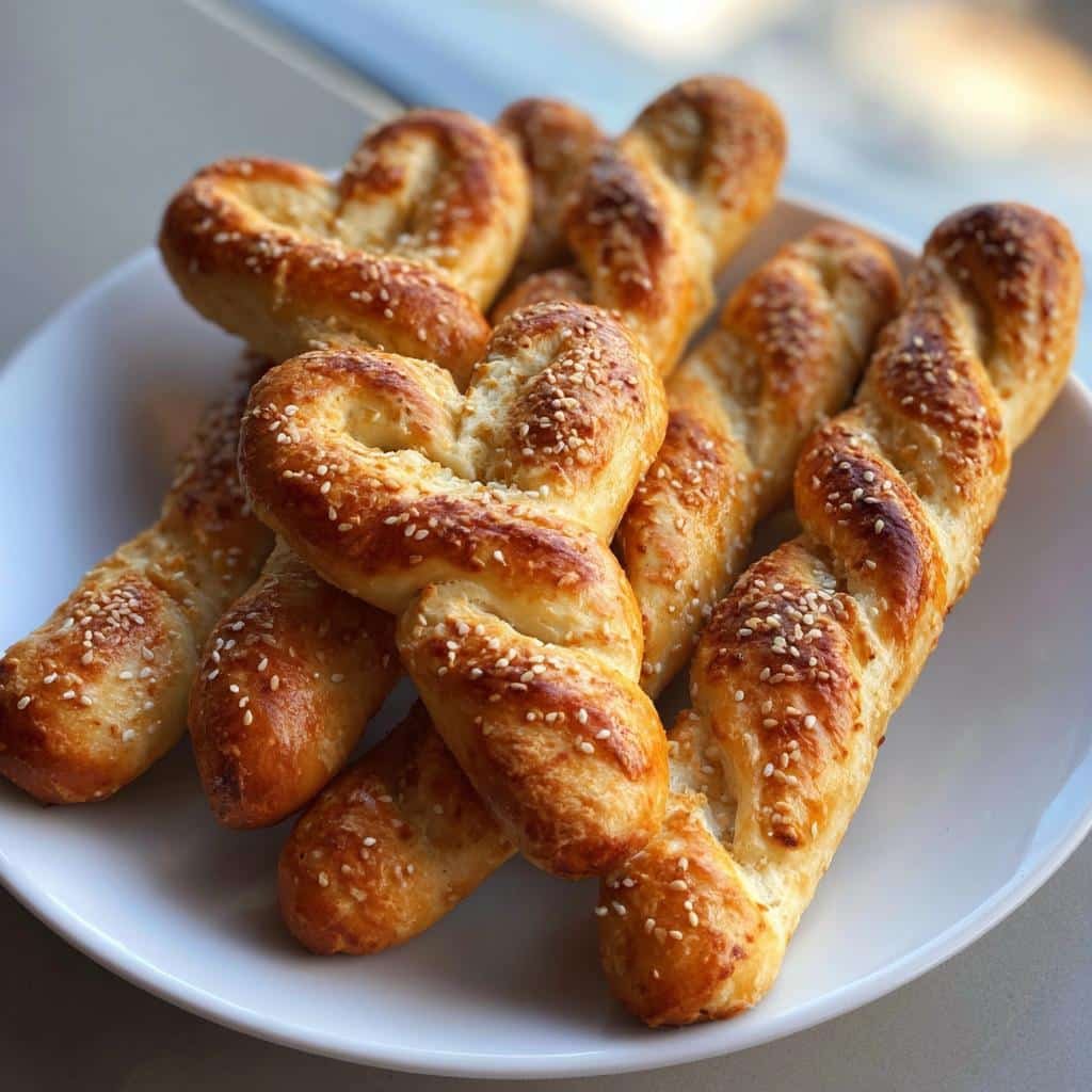 3-Ingredient Heart Shaped Breadsticks That Steal Hearts 3 heart shaped breadsticks - detail 1