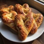 heart shaped breadsticks