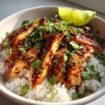 honey chipotle chicken rice bowls recipe
