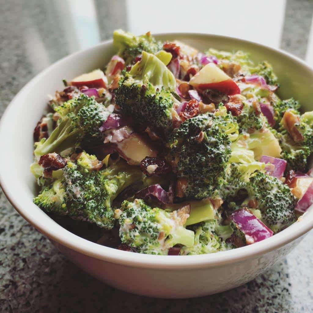 Irresistible Honeycrisp Broccoli Salad in 15 Minutes 3 honeycrisp broccoli salad - detail 1