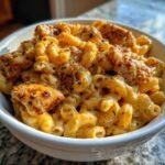 hot honey chicken mac n cheese