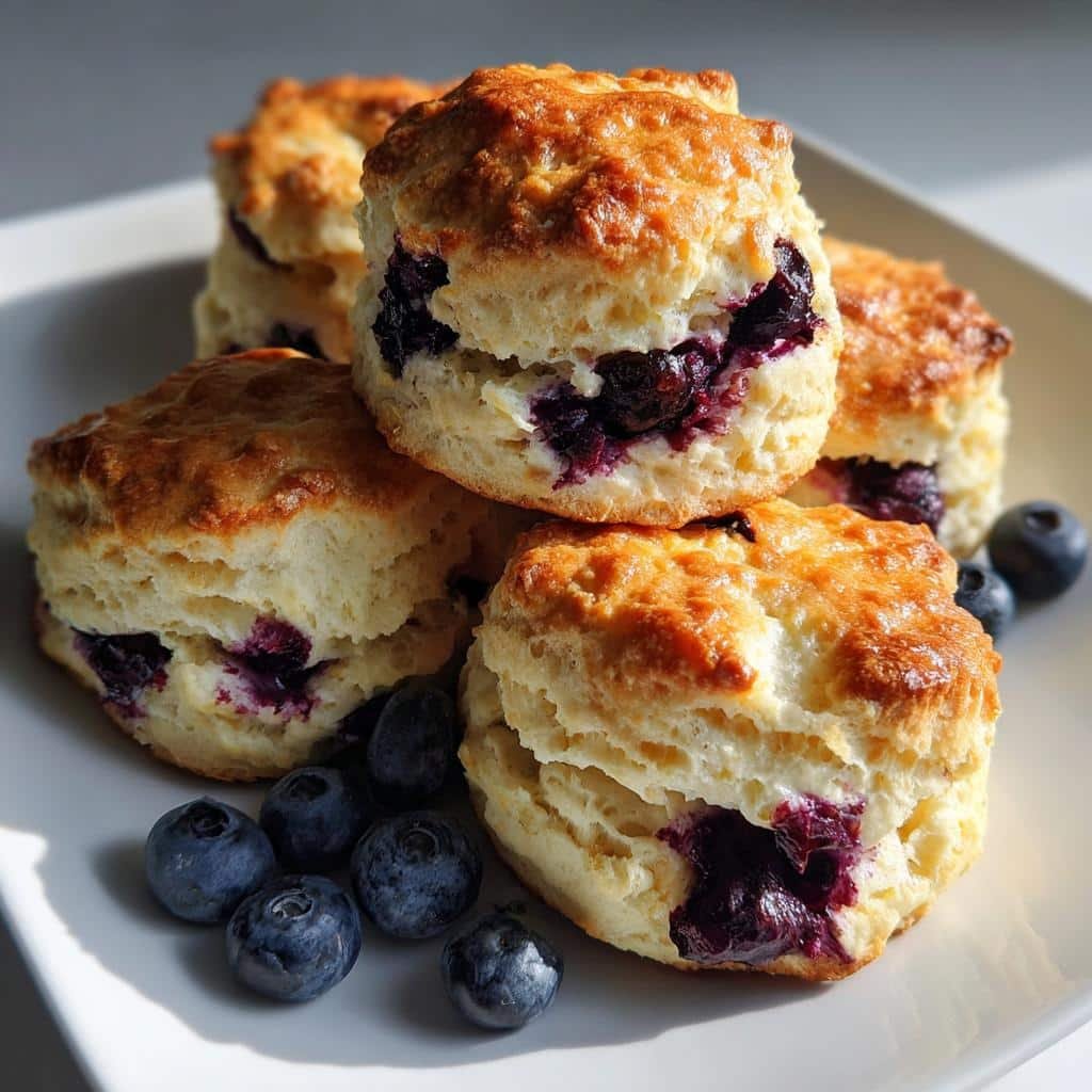 irresistible blueberry biscuits recipe - detail 1
