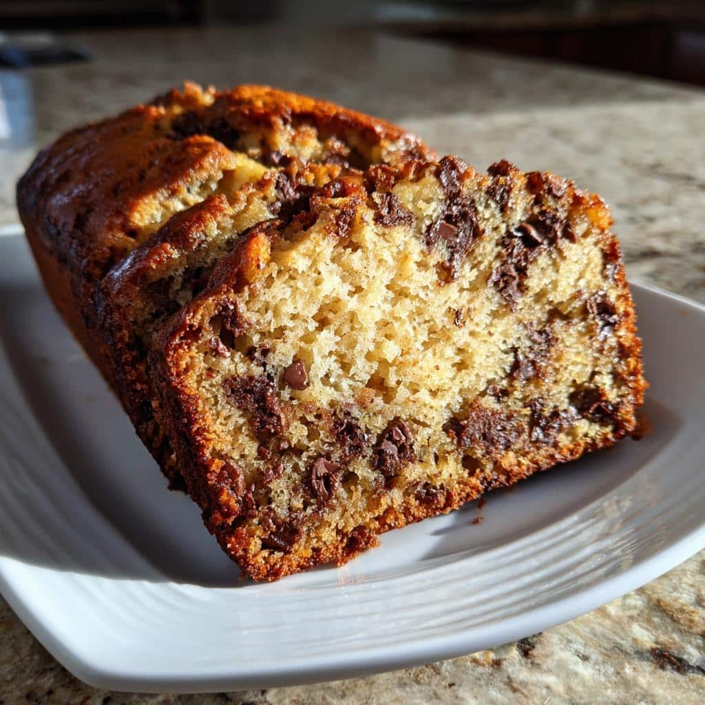 Irresistible Super Moist Chocolate Chip Banana Bread Recipe 3 irresistible super moist chocolate chip banana bread - detail 1