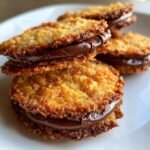 lace cookies with chocolate