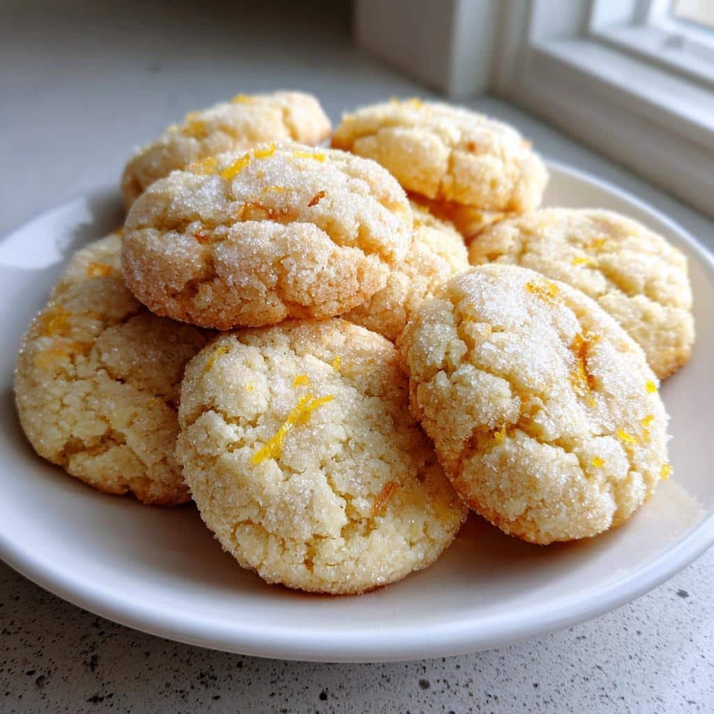lemon sugar cookies recipe - detail 1