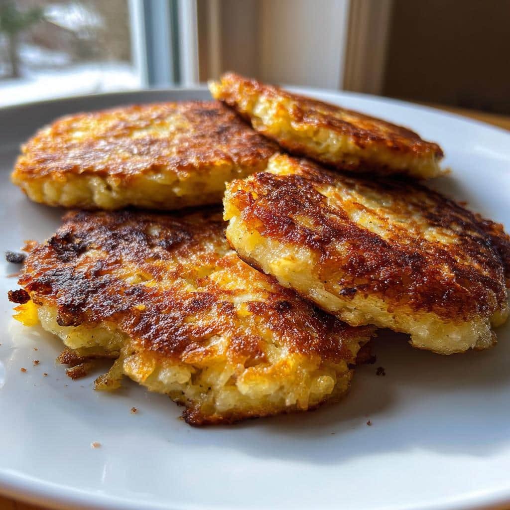 mashed potato pancakes - detail 1