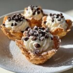mini cannoli cups