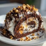 mms ferrero oreo roll cake