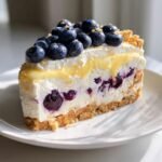 no bake lemon dazzling blueberry cream cake