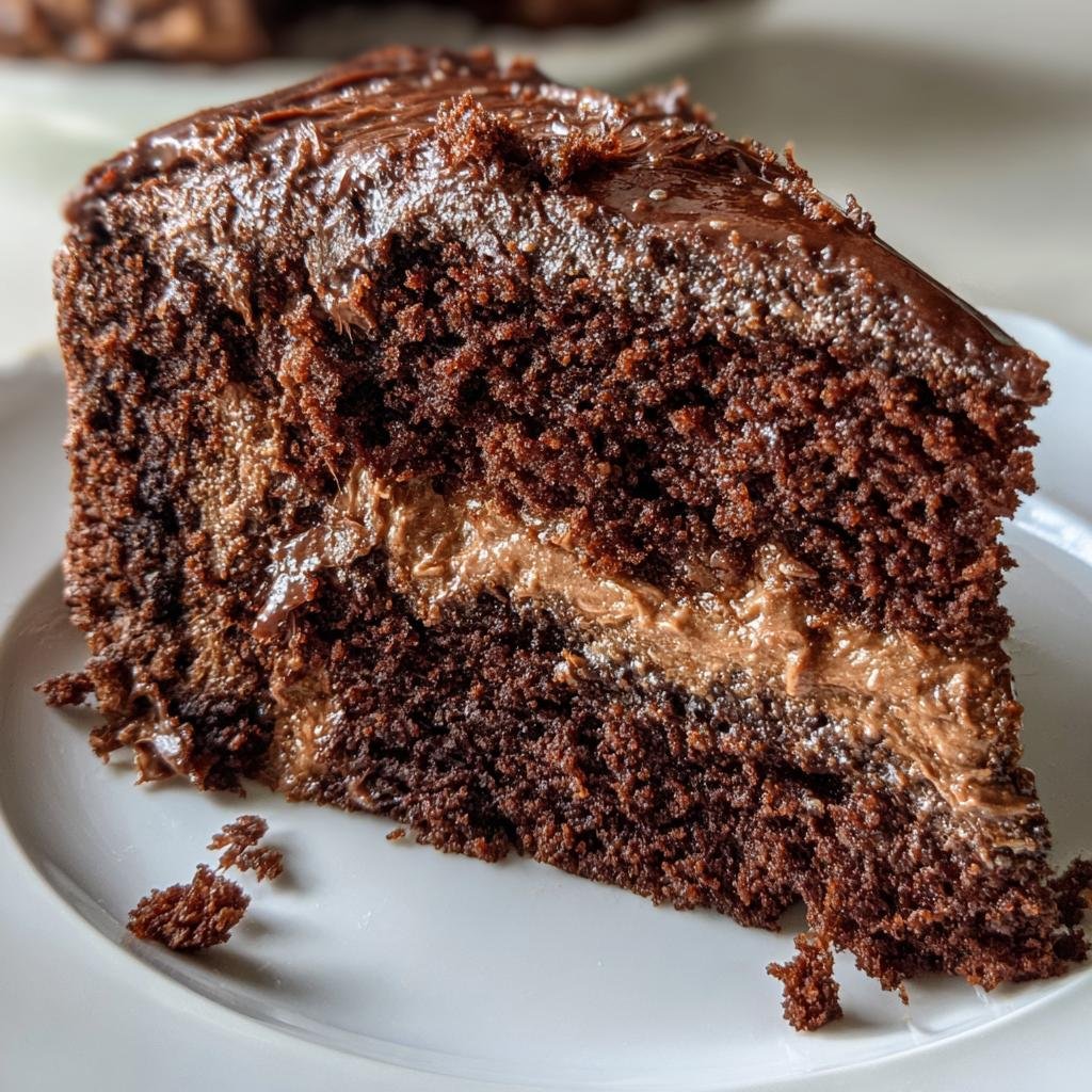 nutella cake - detail 1