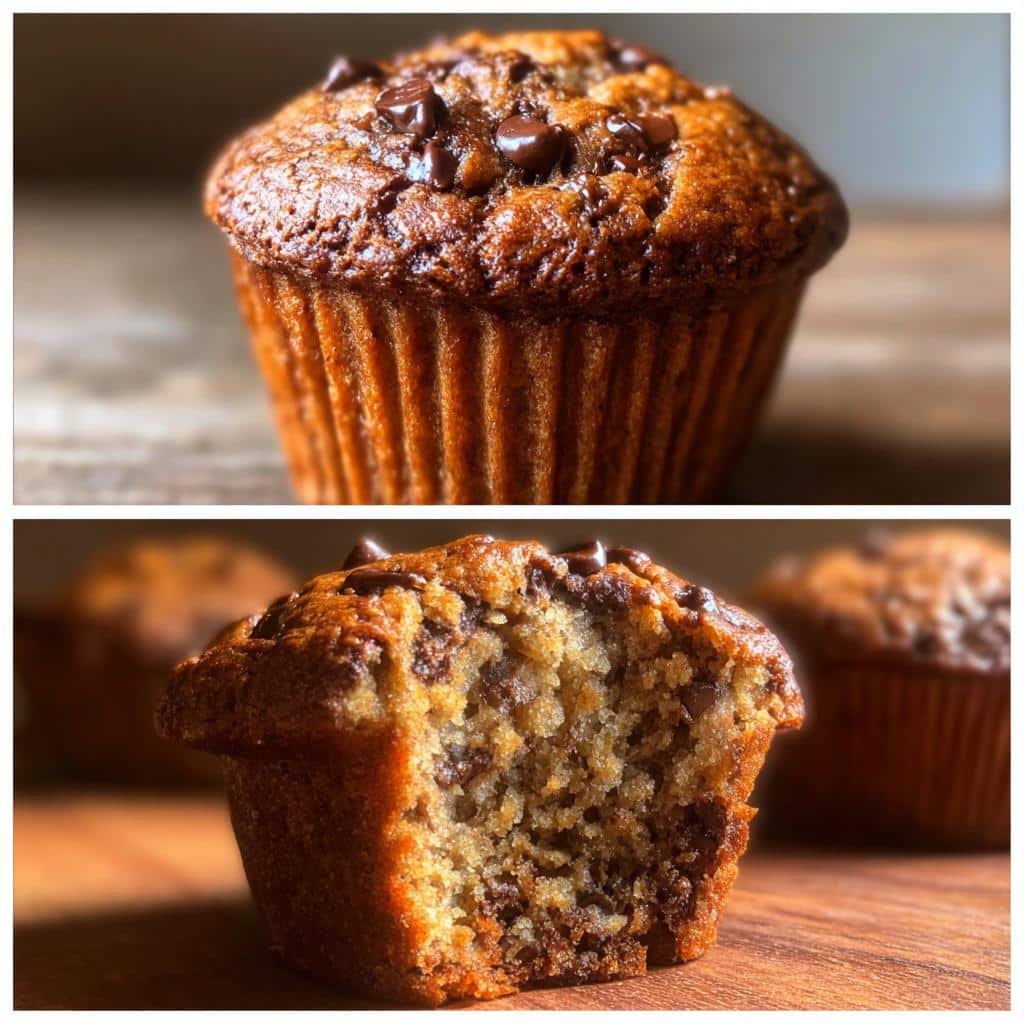One Bowl Banana Chocolate Muffins: 5-Ingredient Bliss Your Mornings Crave 3 one bowl banana chocolate muffins - detail 1
