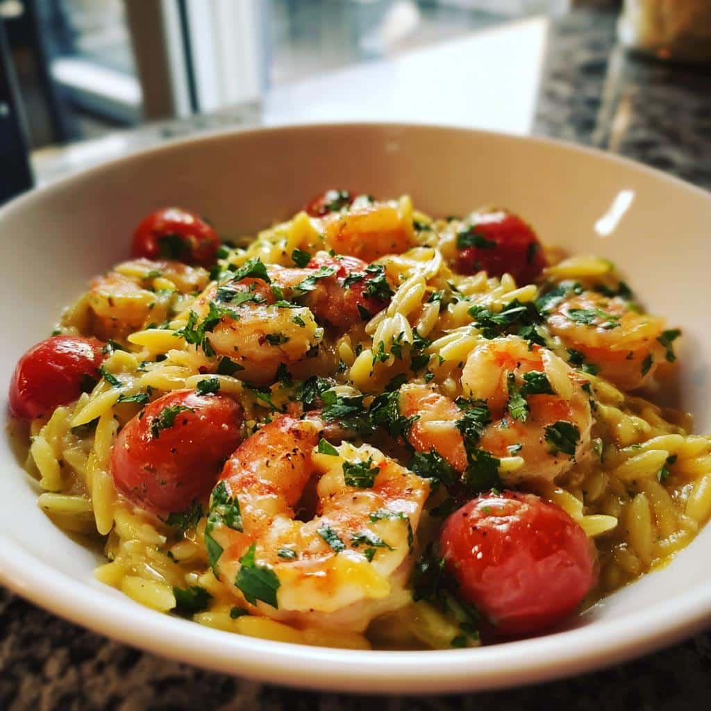 20-Minute One Pot Marry Me Shrimp and Orzo Pasta Magic 3 one pot marry me shrimp and orzo pasta - detail 1