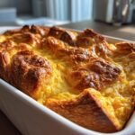 orange croissant breakfast bake
