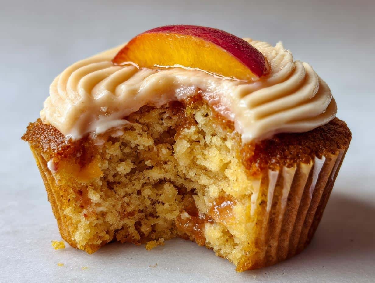 peach bellini cupcakes - detail 1