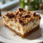 reeses butterfinger cheesecake bars
