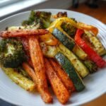 roasted air fryer vegetables