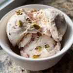 rose pistachio cheesecake ice cream