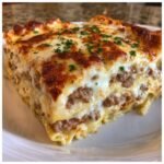 sausage alfredo ravioli lasagna