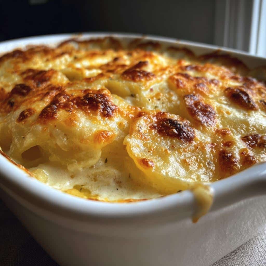 Irresistible Scalloped Potatoes with 4 Secret Tips 3 scalloped potatoes - detail 1