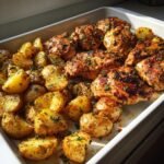 sheet pan chicken and potatoes