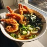 shrimp tempura udon soup