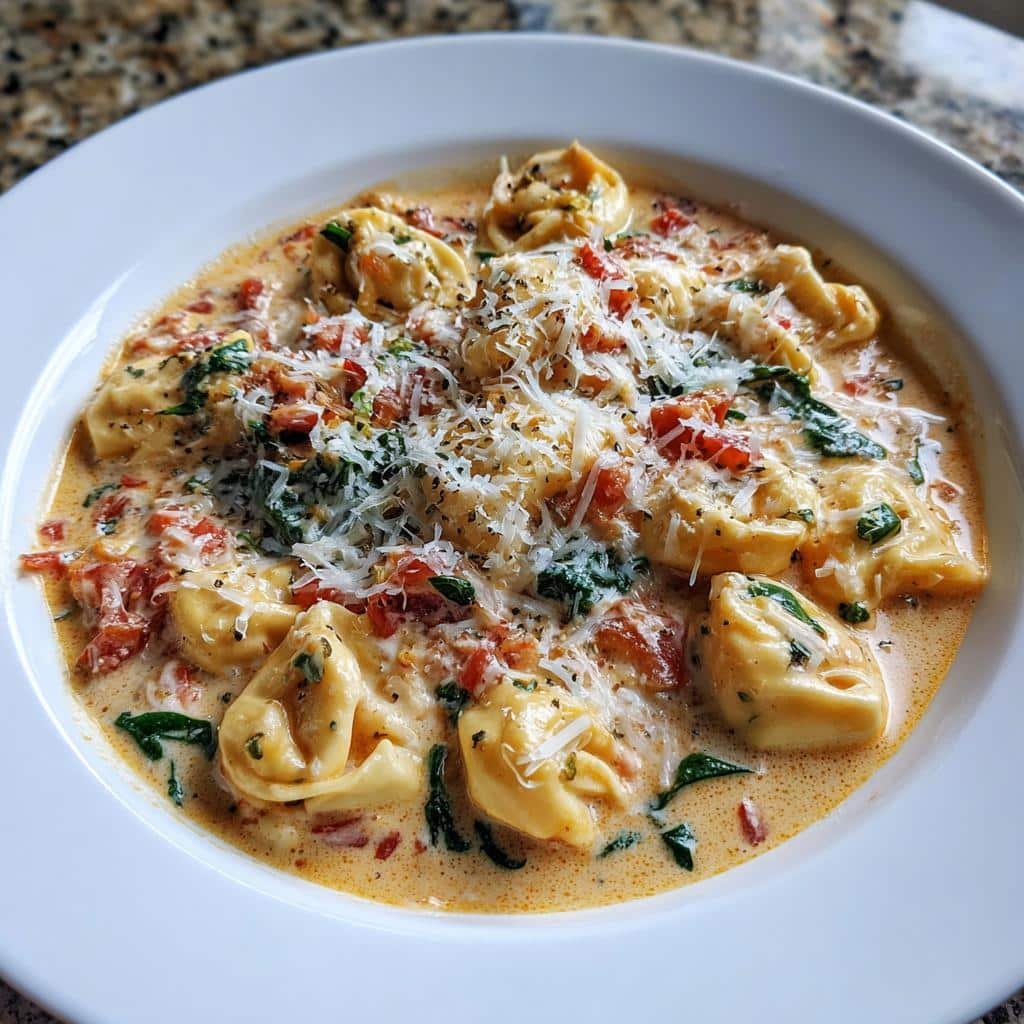 6-Ingredient Slow Cooker Creamy Tortellini Soup Comfort 3 slow cooker creamy tortellini soup - detail 1