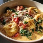 slow cooker creamy tortellini soup