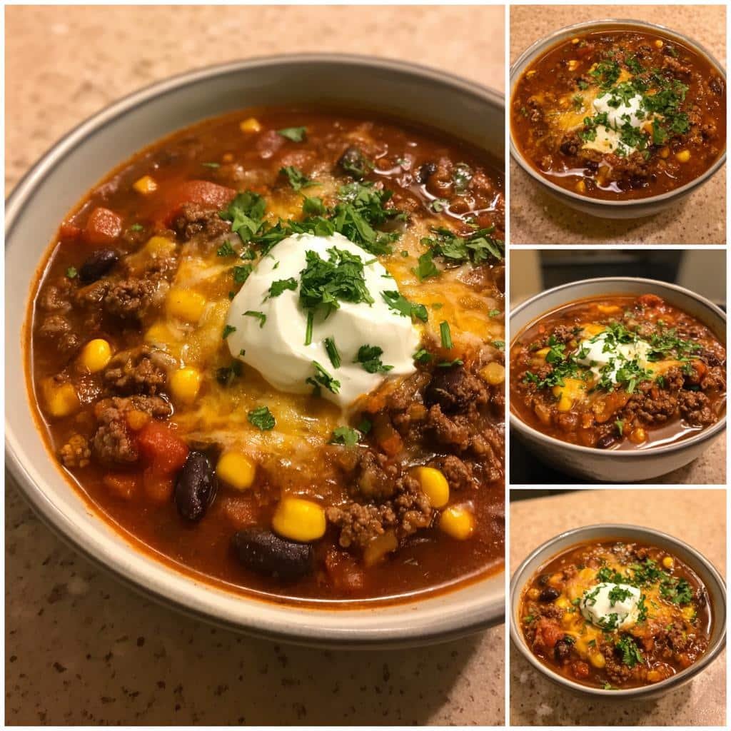 Irresistible Slow Cooker Tex Mex Taco Soup in 3 Easy Steps 3 slow cooker tex mex taco soup - detail 1