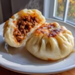 soft steamed beef buns