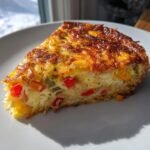 spanish tortilla inspired quiche with hashbrown crust