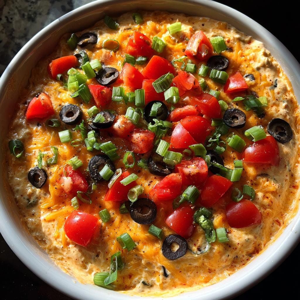 spicy ranch taco dip - detail 1