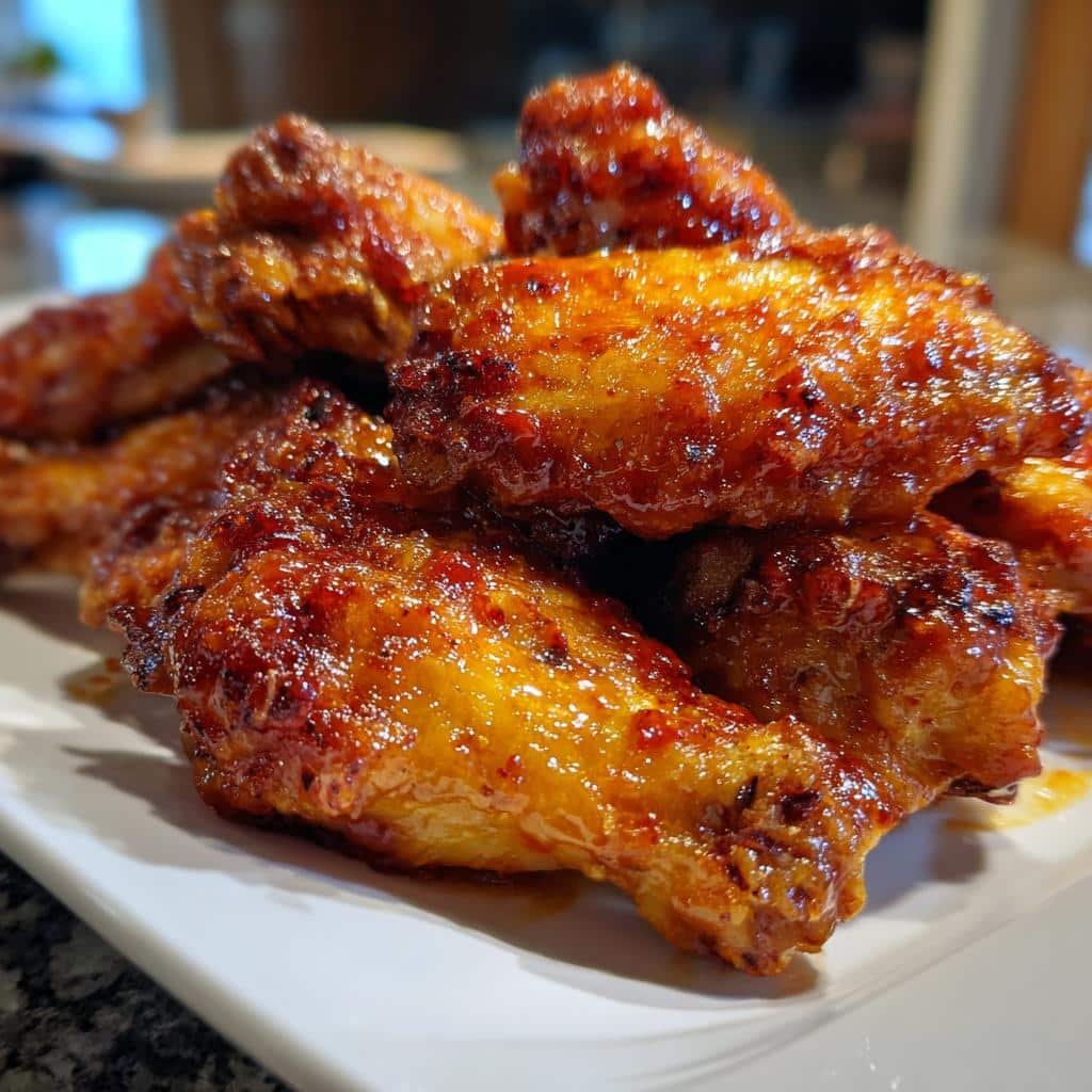 sweet and spicy chicken wings