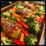 teriyaki chicken sheet pan supper