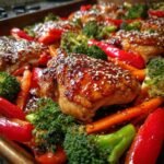 teriyaki chicken sheet pan supper