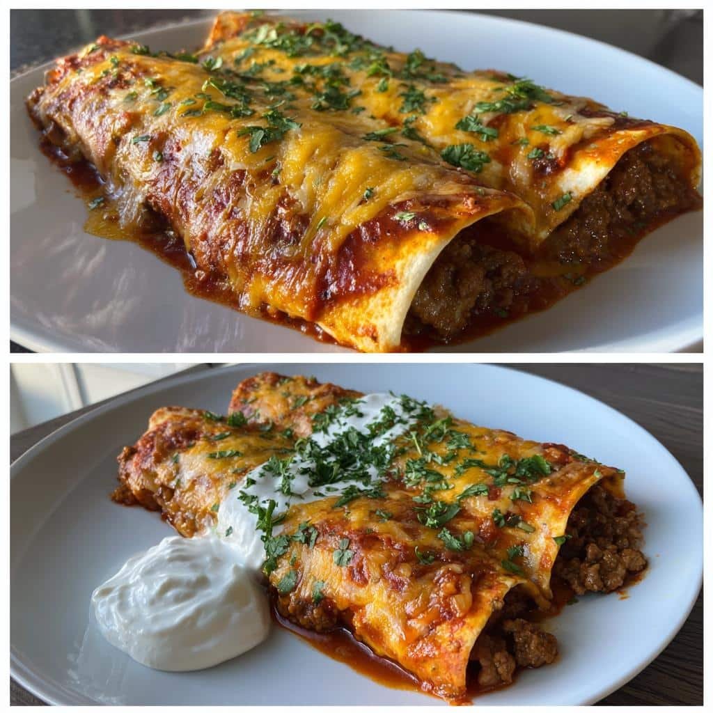 40-Minute Tex Mex Beef Enchiladas That Wow Everyone 3 tex mex beef enchiladas - detail 1