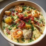 thick and creamy seafood chowder recipe