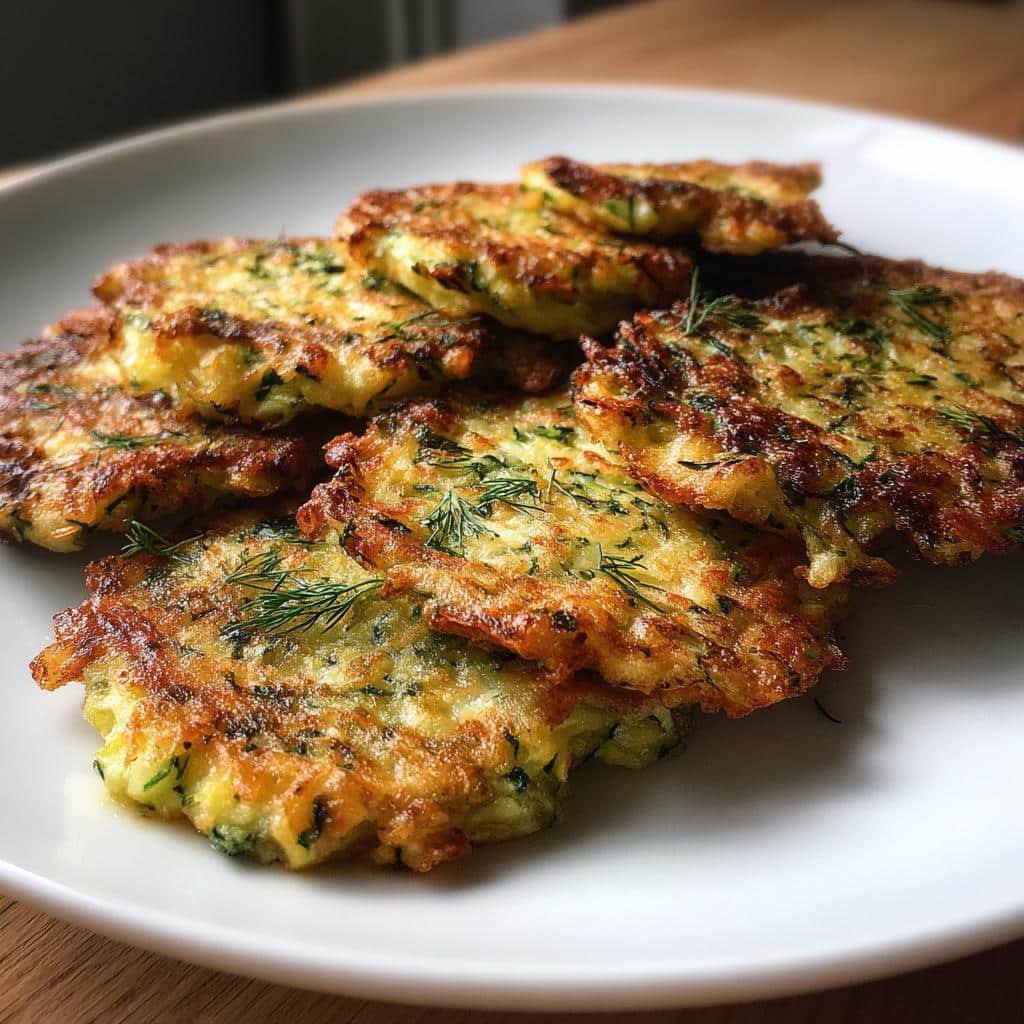 Crispy Zucchini Fritters Recipe - Irresistible 30-Minute Magic 3 zucchini fritters - detail 1