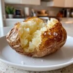 air fryer baked potato is a delicious side dish