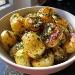 air fryer garlic and parsley baby potatoes are delicious