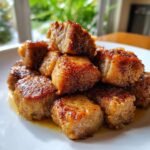 air fryer pork chop bites are a delicious treat