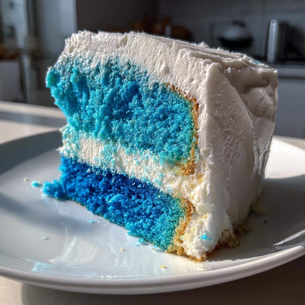 Vibrant 2-Layer Birthday Cake Blue Recipe Everyone Adores 3 birthday cake blue is the perfect dessert choice - detail 1