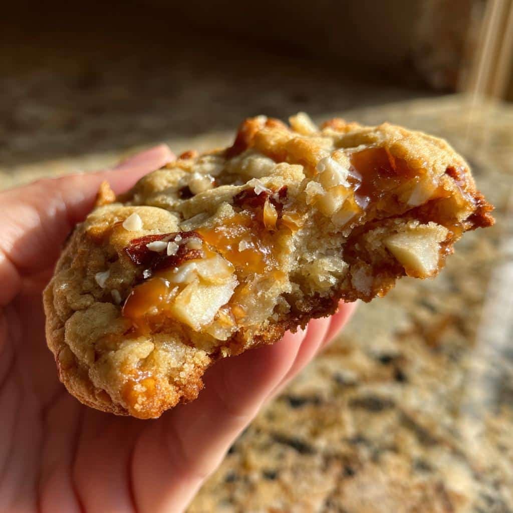 candy apple cookies are a delicious fall treat - detail 1