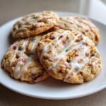 candy apple cookies with shadow milk are delicious