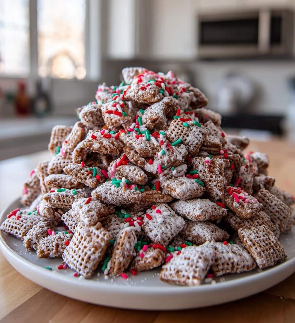christmas puppy chow festive delights recipe - detail 1