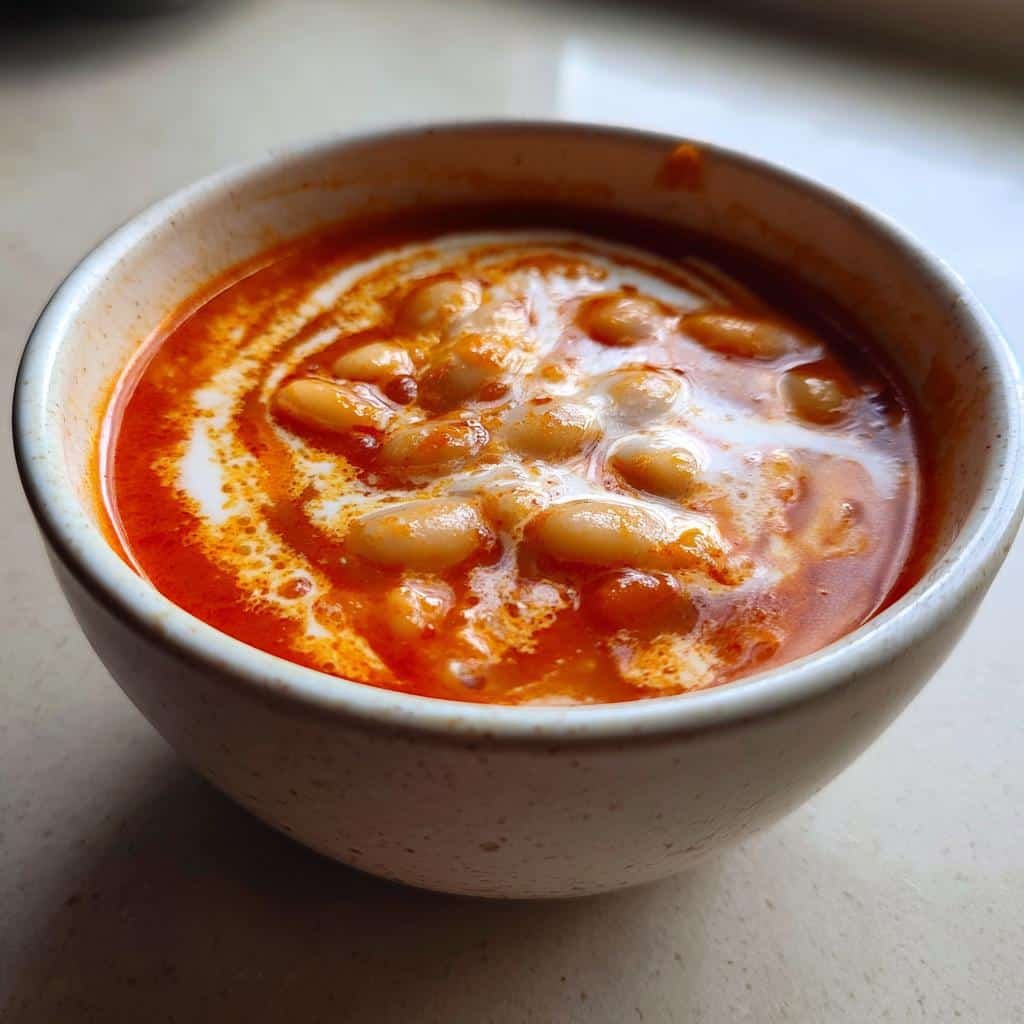 35-Minute Creamy Tomato Bean Soup - Comfort in a Bowl 3 creamy tomato bean soup is a delicious comfort food - detail 1