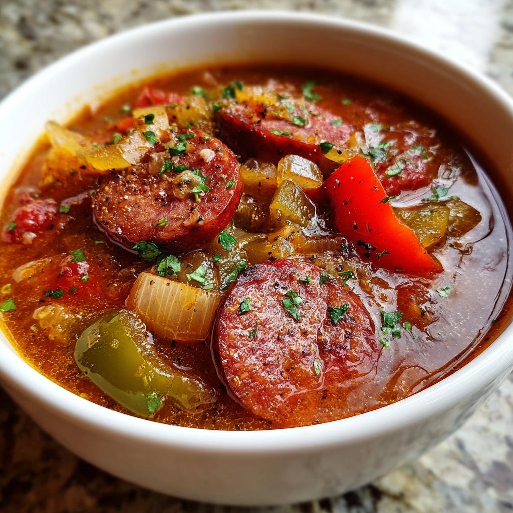 Spicy Crockpot Andouille Sausage Recipe in Just 6 Hours 3 crockpot andouille sausage recipes - detail 1