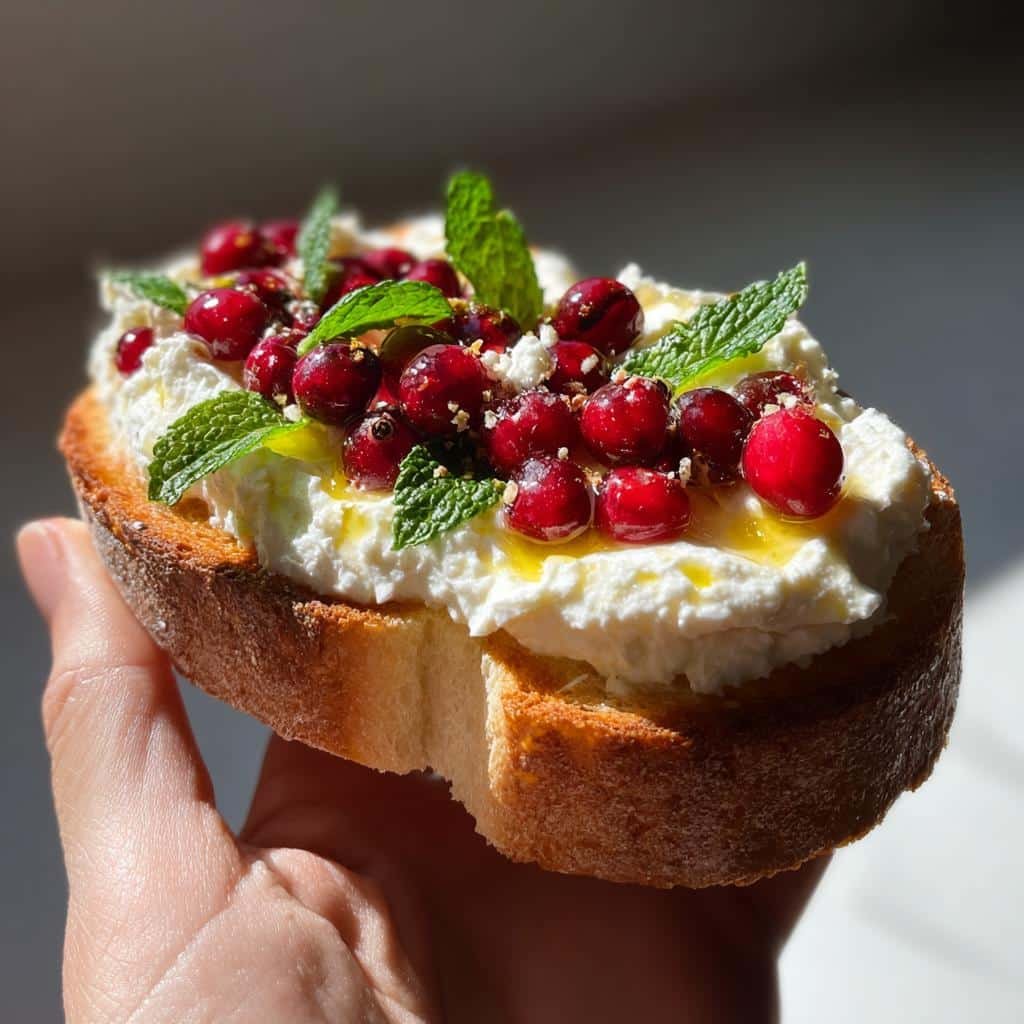easy whipped ricotta toast for a delicious breakfast - detail 1